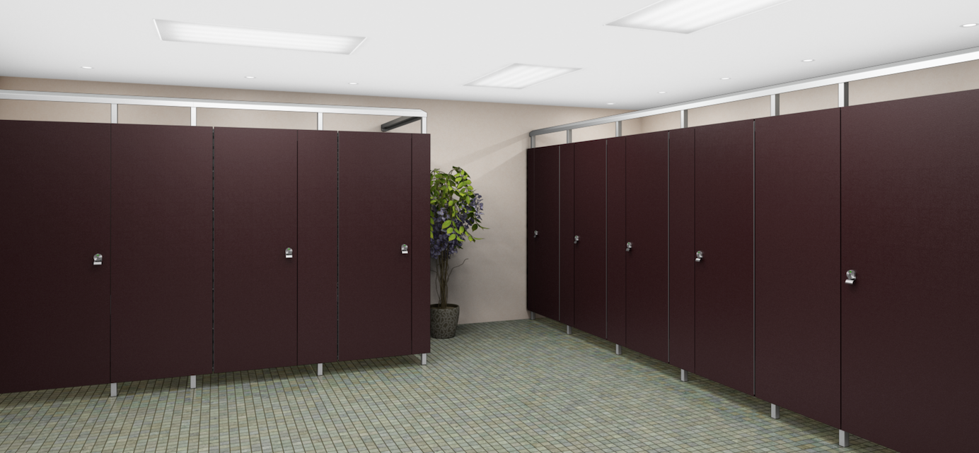 Mahogany Orange Peel Eclipse Partitions Scranton Products