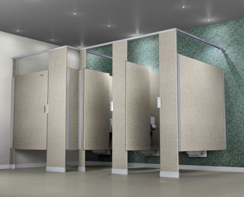 Gravel Bathroom Hiny Hiders Partitions