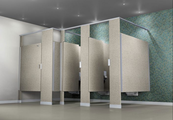 Gravel Bathroom Hiny Hiders Partitions