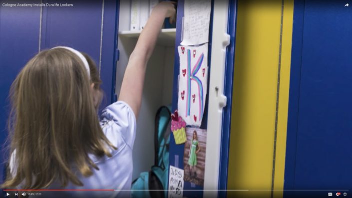 Duralife Lockers Testimonial<br>Cologne Academy Duralife Lockers Testimonial
