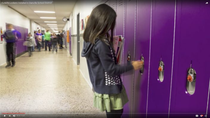 Duralife Lockers Testimonial<br>Danville Elementary School Duralife Lockers Testimonial