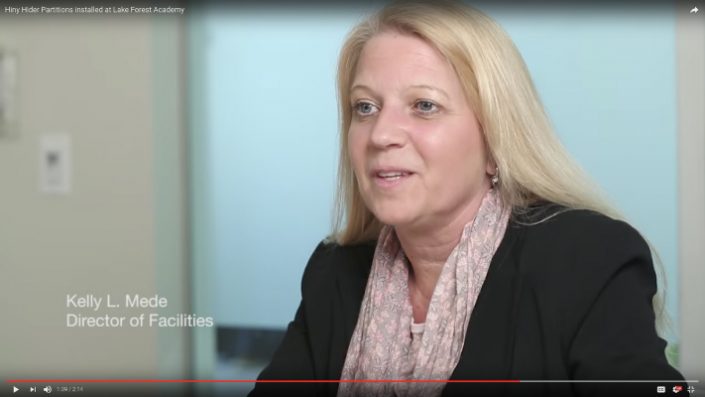 Hiny Hiders Partitions Testimonial<br>Lake Forest Academy Hiny Hiders Partitions Testimonial