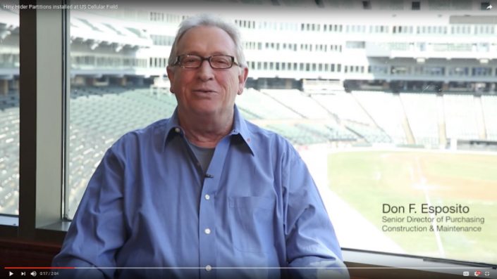 Hiny Hiders Partitions Testimonial<br>US Cellular Field Hiny Hiders Partitions Testimonial