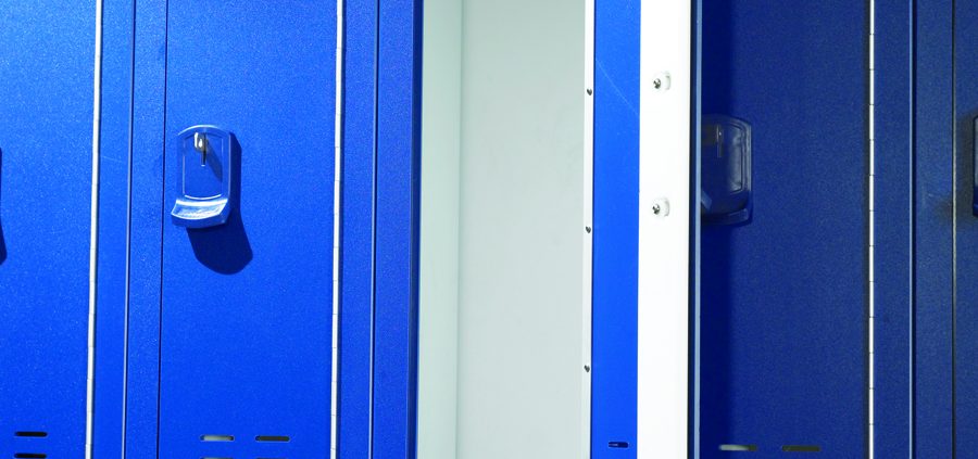Blue Tufftec Construction Lockers