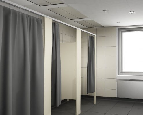 Shower Stalls & Dressing Compartments