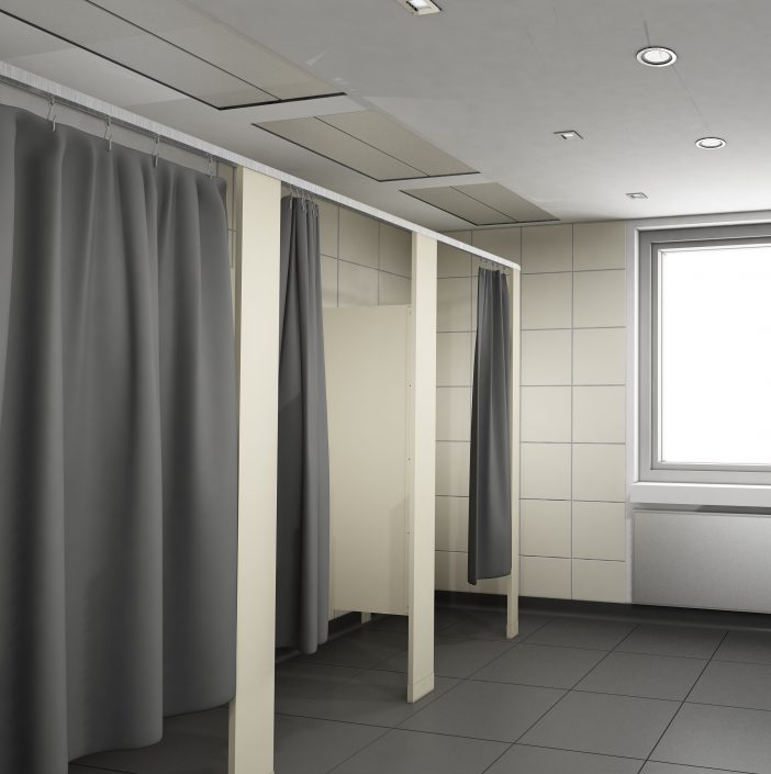 Shower Stalls & Dressing Compartments