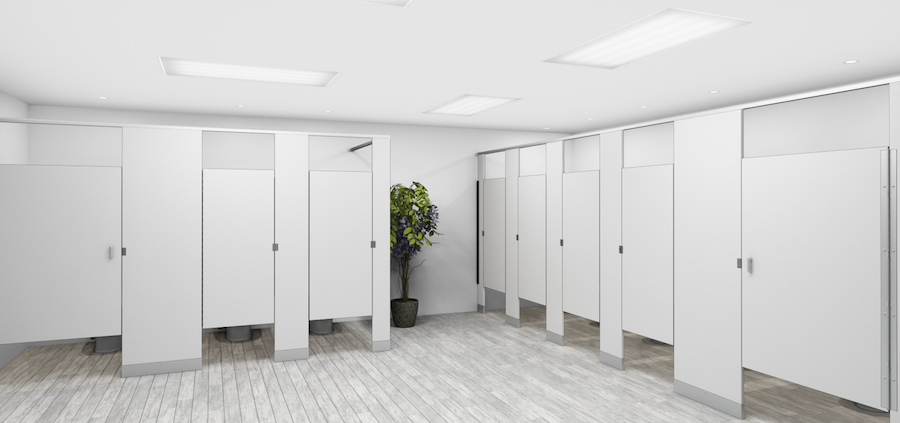 Restroom Requirements For Commercial Buildings Scranton Products - Average Commercial Bathroom Size