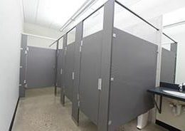 Hiny Hiders Bathroom Partitions at Lake Forest Academy Science Center