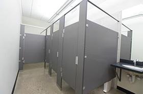 Hiny Hiders Bathroom Partitions at Lake Forest Academy Science Center