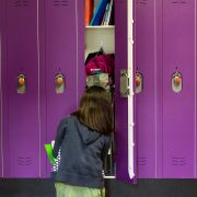 Purple Duralife School Lockers