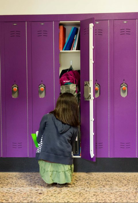 Purple Duralife School Lockers