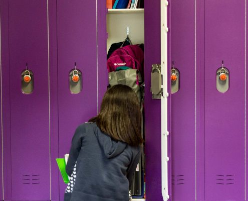 Purple Duralife School Lockers