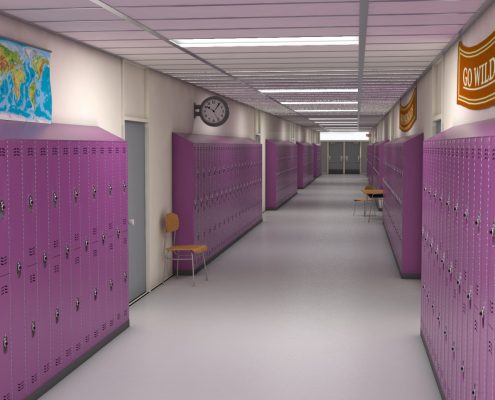 Purple Duralife Lockers Colors