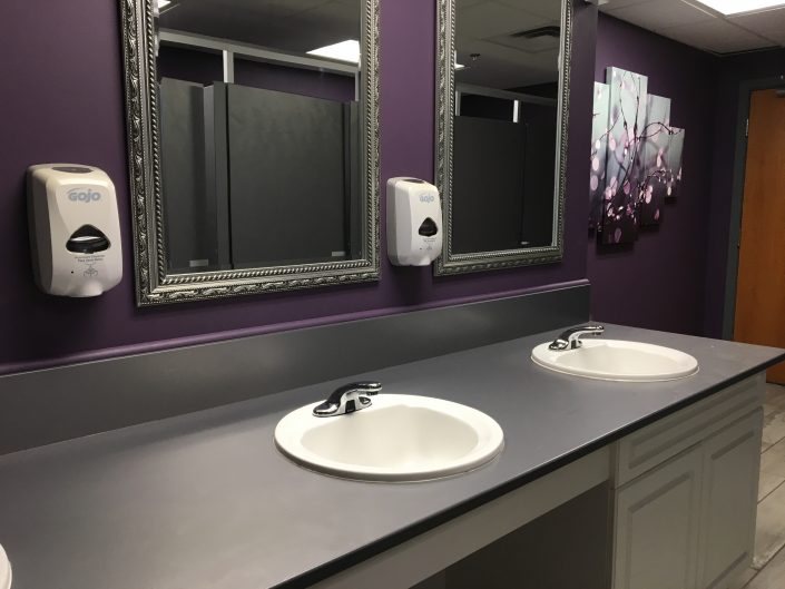 Stainless Steel Restroom Vanities