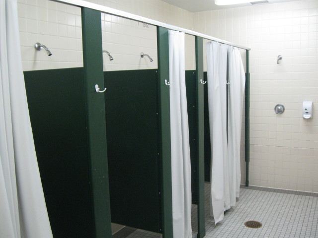 Hunter Green Shower Partitions