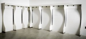 White Tufftec Specialty Lockers