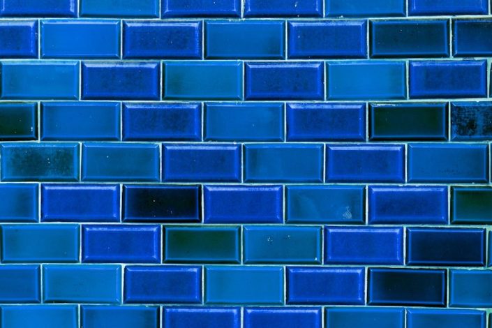 Bold Blue Wall Tiles