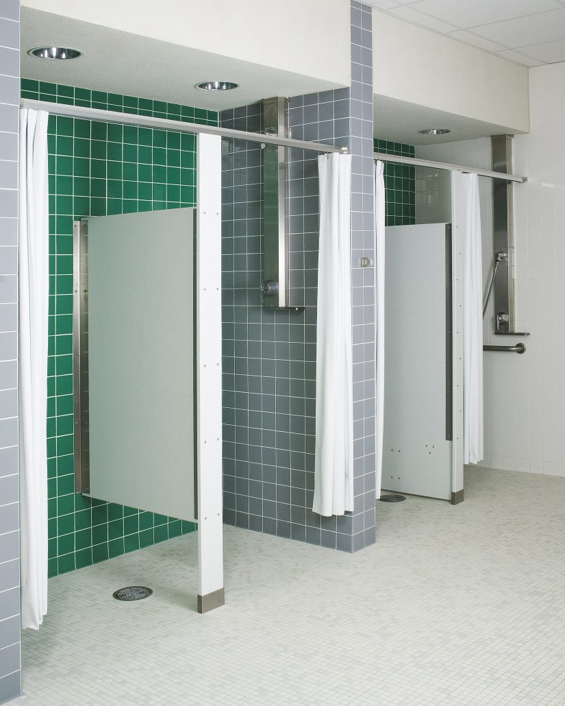 Shower Stalls, Locker Room Showers