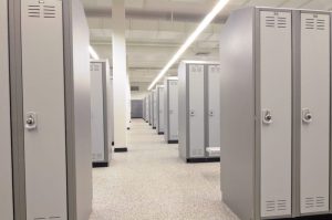 Tufftec Lockers in grey two-tones