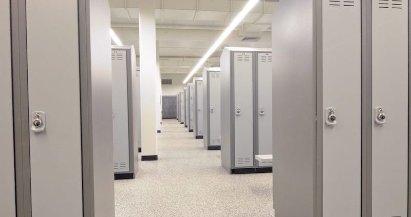 Tufftec Lockers in grey two-tones