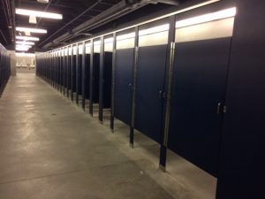 West Virginia University Selects Scranton Products’ Hiny Hiders® Partitions for New Stadium Renovation 