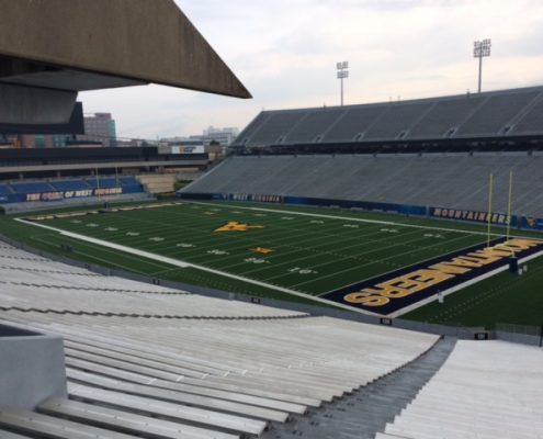 West Virginia University Selects Scranton Products’ Hiny Hiders® Partitions for New Stadium Renovation