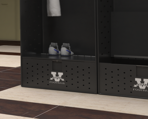 Tufftec Lockers® Color: Black Engraving: Black/White/Black