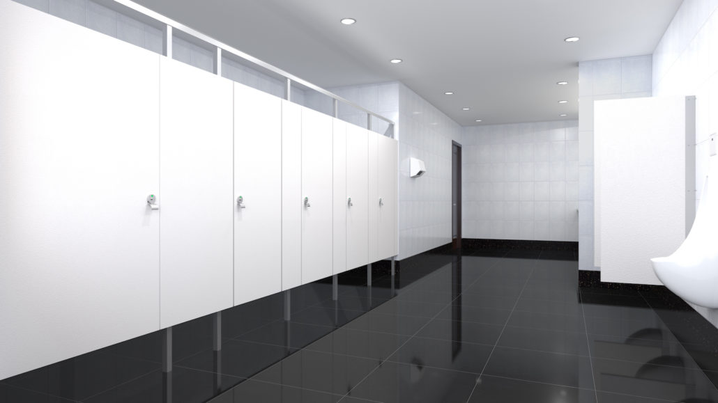 Stainless Steel Bathroom Stalls, Quick, Private - Partition Plus
