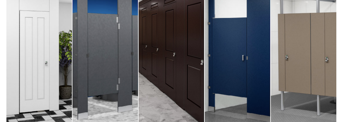 Scranton Products Toilet Partitions for Different Industries