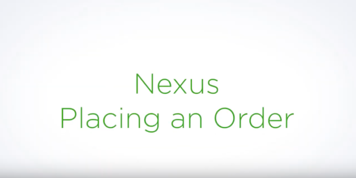 Nexus Placing An Order