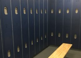 Swim Pods installed Tufftec HDPE Lockers