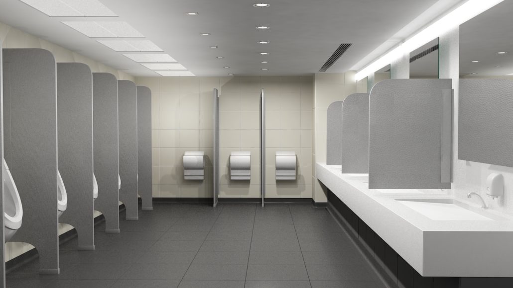 TD Garden Restrooms Have Questionable Urinal Partitions