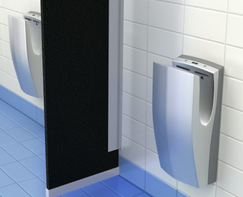 High Privacy Hand Dryer Dividers
