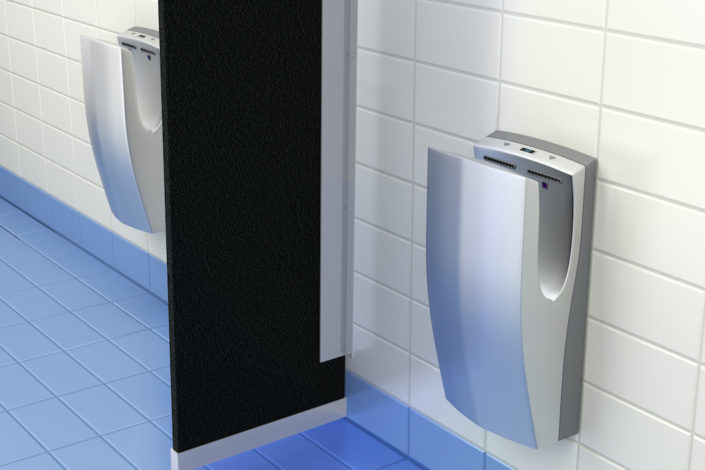 High Privacy Hand Dryer Dividers