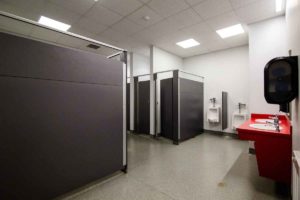 Hiny Hiders Partitions at Kinsley Construction