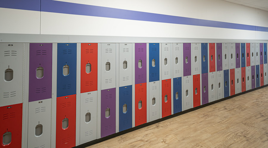 Duralife Lockers at Power Center Academy