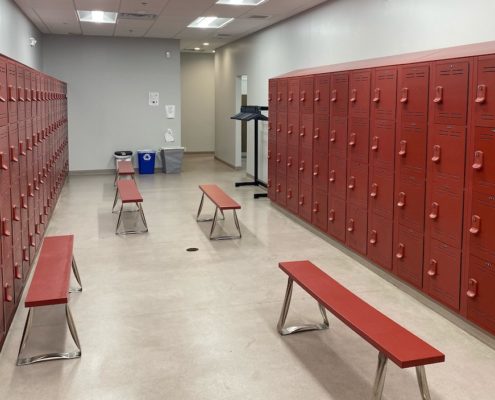 Pro Fitness Club Mens Locker Room with Tufftec Lockers