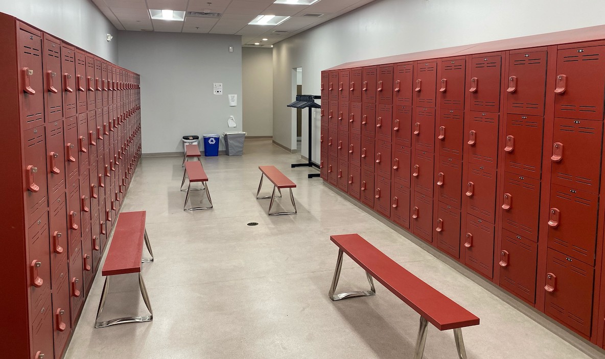 Pro Fitness Club Mens Locker Room with Tufftec Lockers