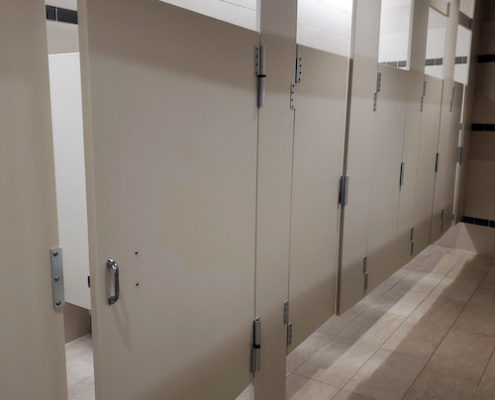 Buddy Holly Hall Hiny Hiders Restroom Partitions