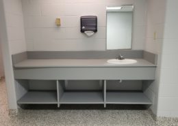 New Scranton Products Ridge Series Commercial Vanities at Lewes Police Dept