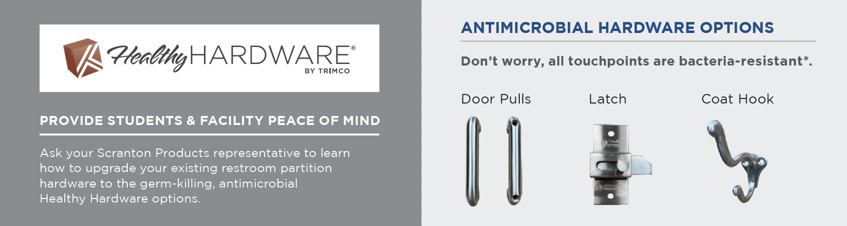 Trimco Healthy Hardware Options